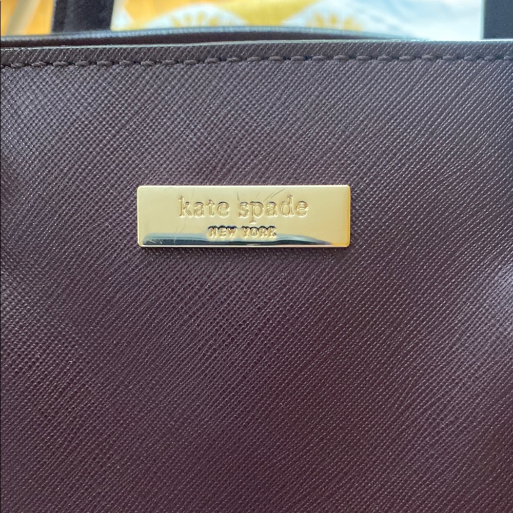 Authentic Kate Spade Hand/Crossbody Purple Bag - Picture 2 of 7